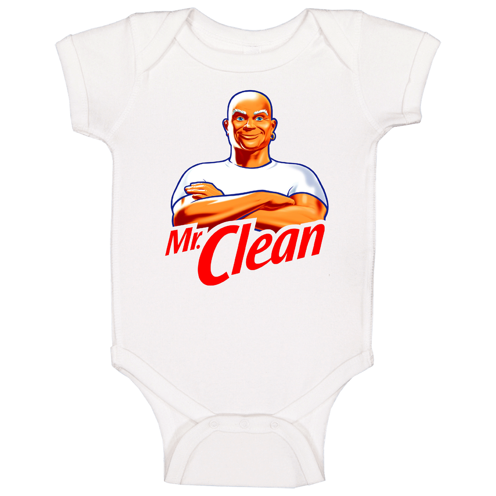 Mr Clean Cleaning Supply Mascot Baby One Piece