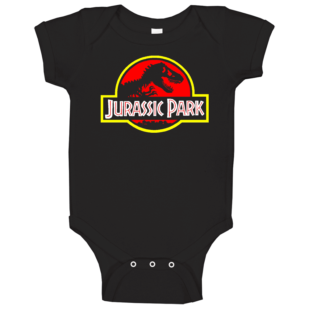 Jurassic Park Symbol Movie Book Baby One Piece
