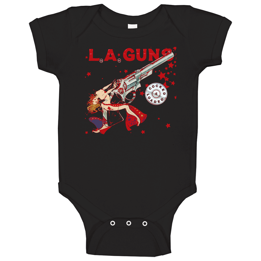 La Guns Cocked And Loaded Baby One Piece