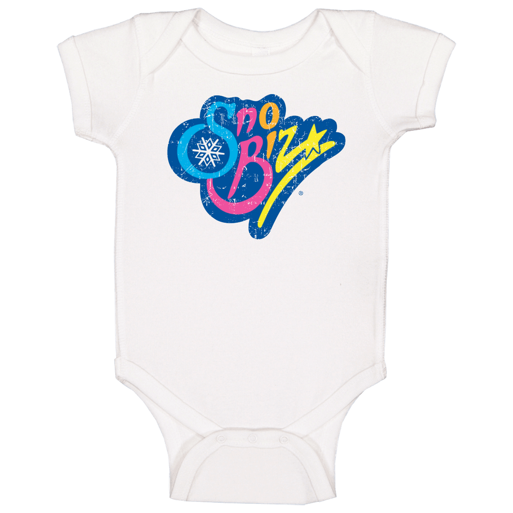 Sno Biz Snowcones Cool Popular Food Drink Restaurant Brand Logo Gift Baby One Piece