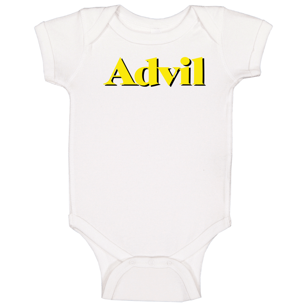 Advil Best Over The Counter Medication Logo Onesie Baby One Piece