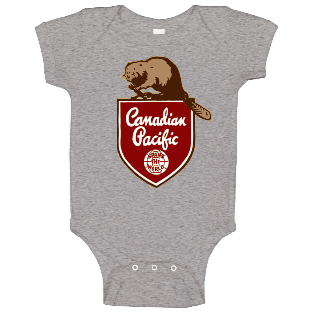 Canadian Pacific Railways Logo Onesie Baby One Piece
