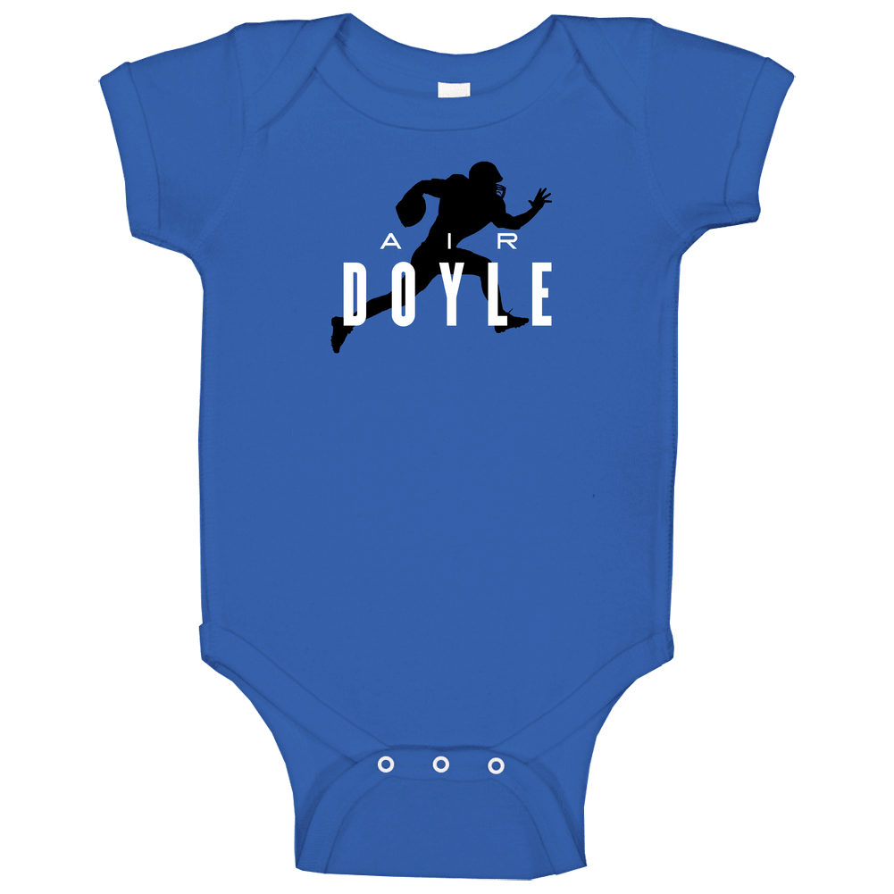 Air Jack Doyle Indianapolis Football Player Fan Parody Onesie Baby One Piece