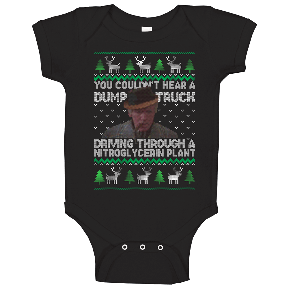 Uncle Lewis Dump Truck Christmas Vacation Ugly Knit Sweatshirt Crewneck Sweatshirt Onesie Baby One Piece