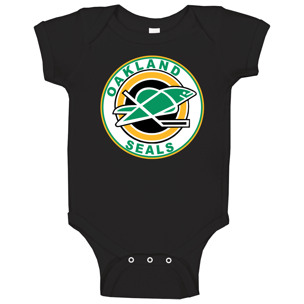 Oakland Seals California Retro Hockey Team Fan Onesie Baby One Piece