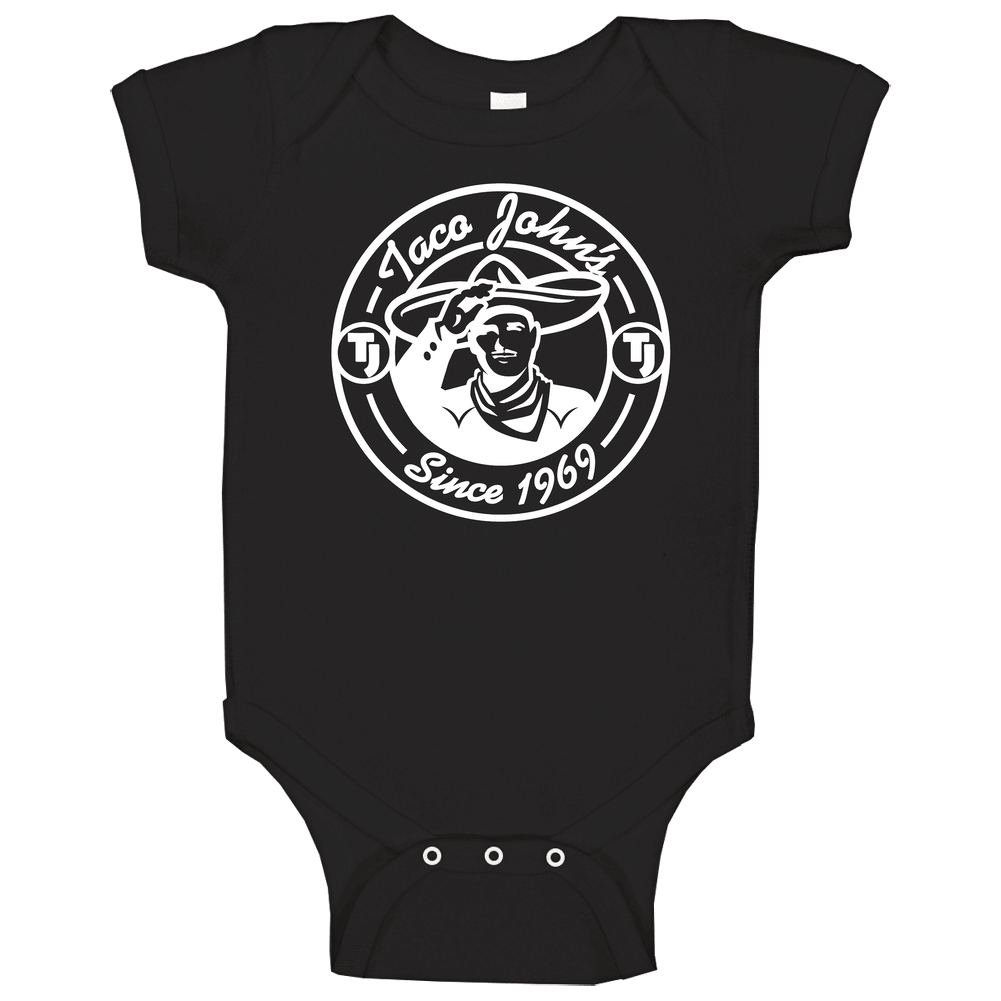 Taco John's Tex Mex Grill Mexican Food Restaurant Onesie Baby One Piece