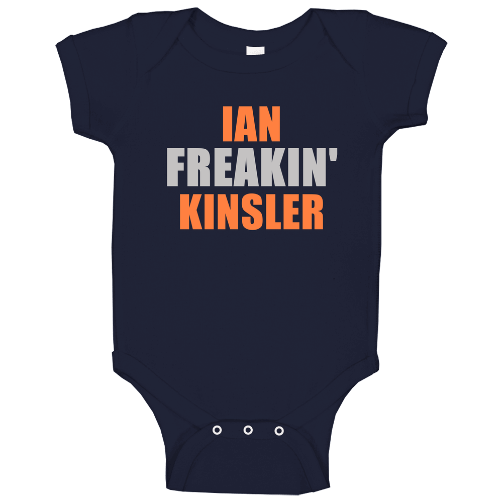 Ian Kinsler Freakin Detroit Michigan Baseball Sports Onesie Baby One Piece