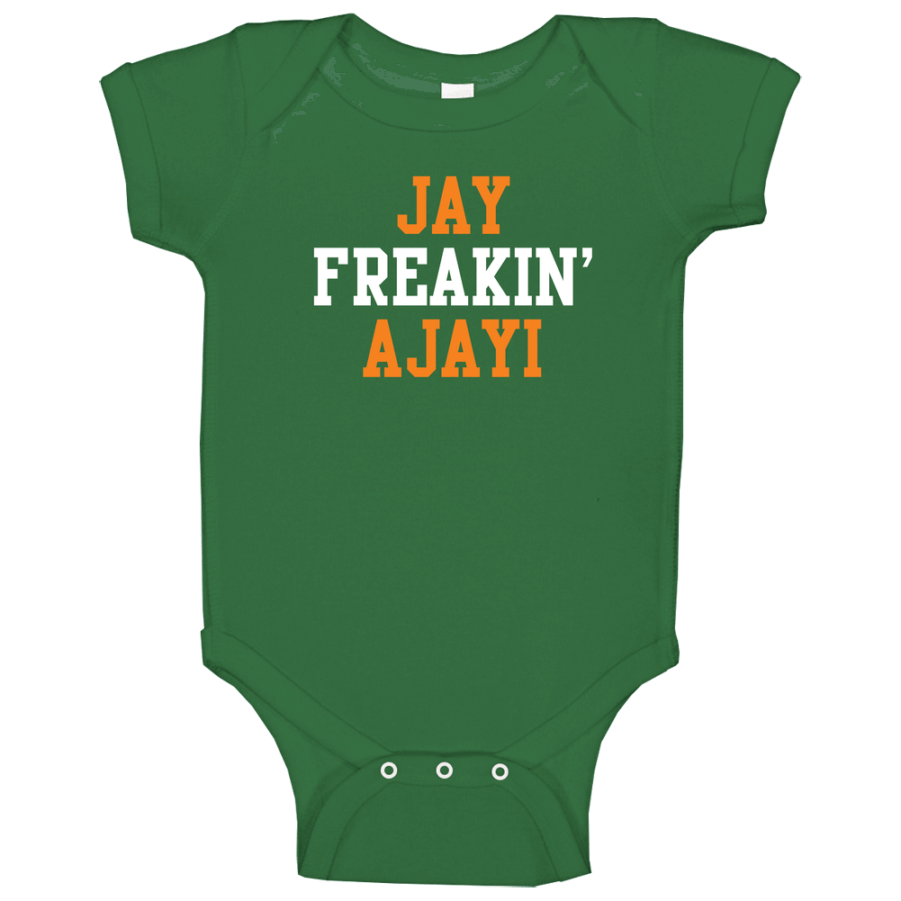 Jay Freakin' Ajayi Miami Football Player Cool Fan Onesie Baby One Piece