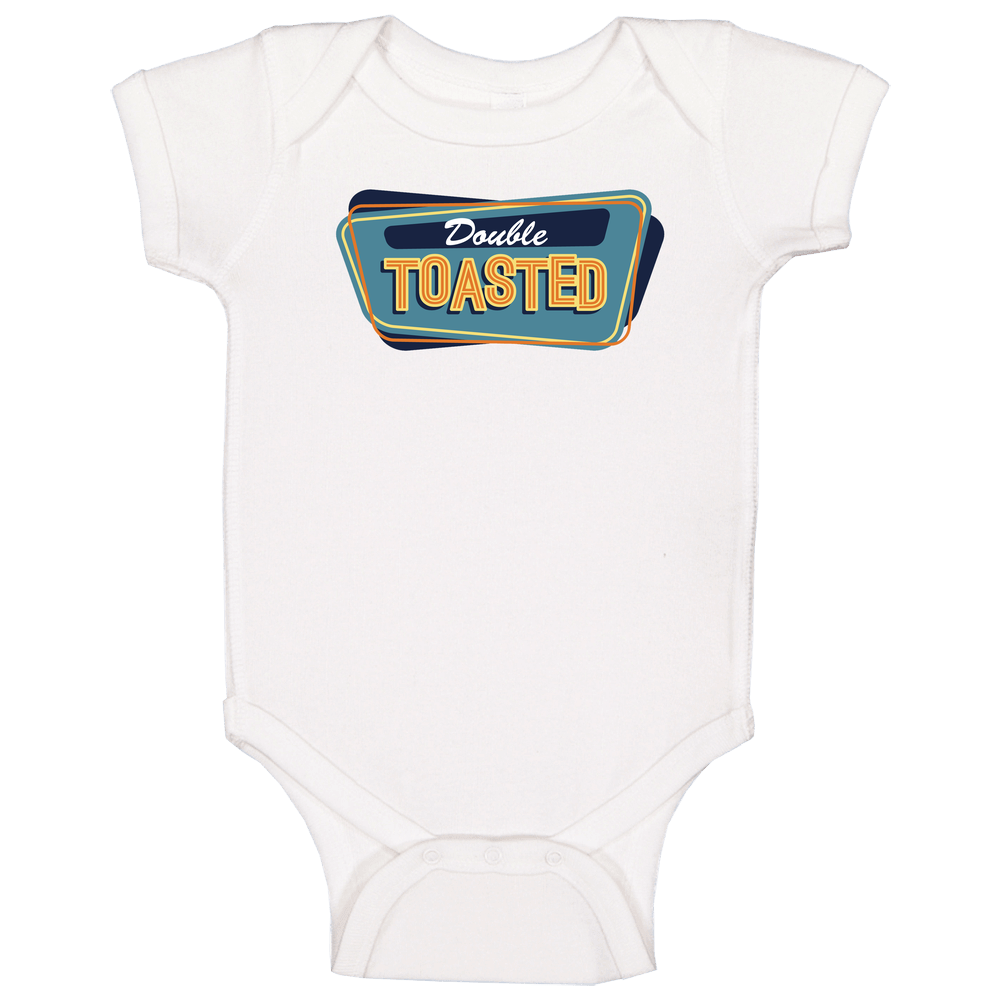 Double Toasted Trending Popular Youtube Channel Onesie Baby One Piece