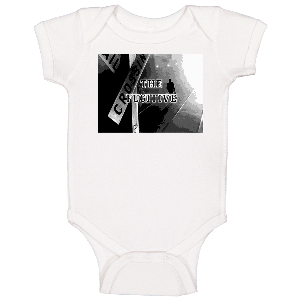 The Fugitive Retro Tv Onesie Baby One Piece