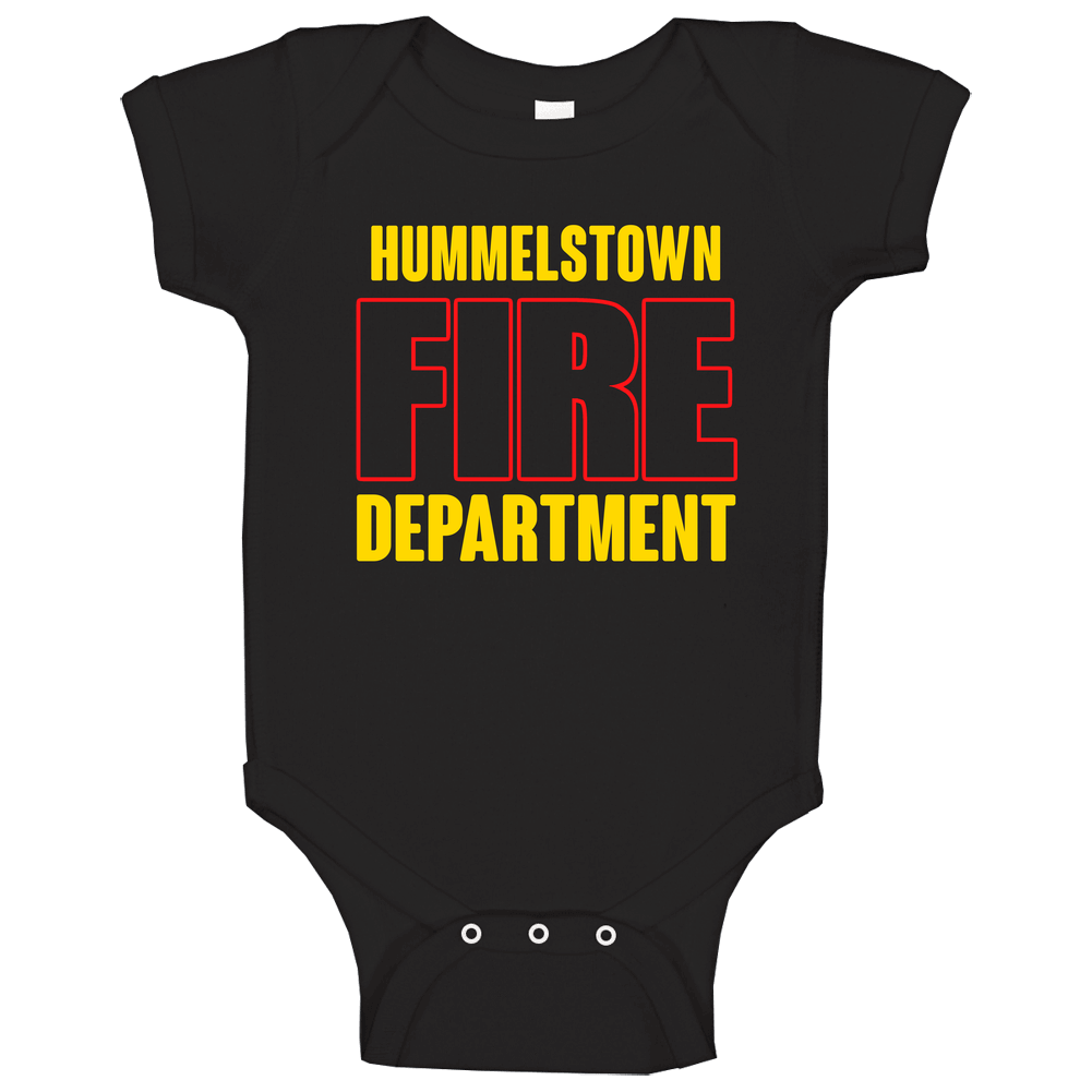 Hummelstown Fire Department Personalized City Onesie Baby One Piece
