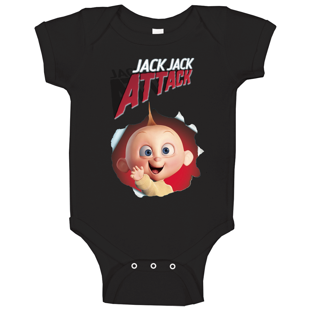 Jack Jack Attack Incredibles 2 Baby Powers Movie Fan Baby One Piece Jack Jack Attack Incredibles 2 Baby Powers Movie Fan Baby One Piece
