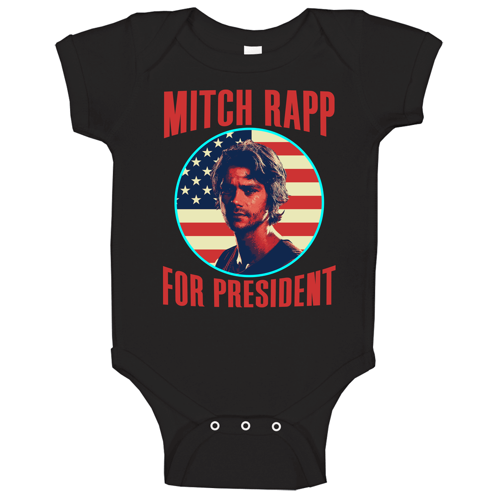 Mitch Rapp American Assassin For President Spy Movie Fan Baby One Piece