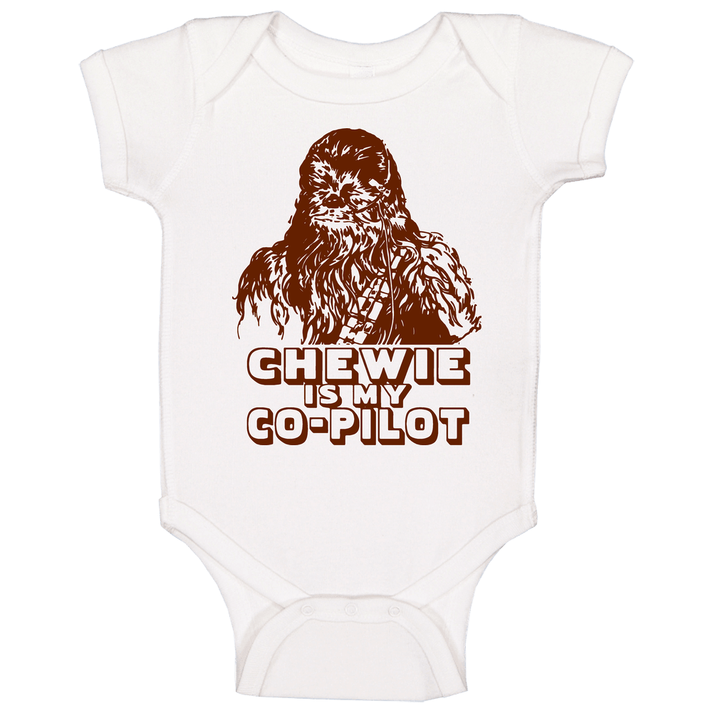 Chewie Is My Copilot Sci Fi Star Wars Movie Baby One Piece Chewie Is My Copilot Sci Fi Star Wars Movie Baby One Piece