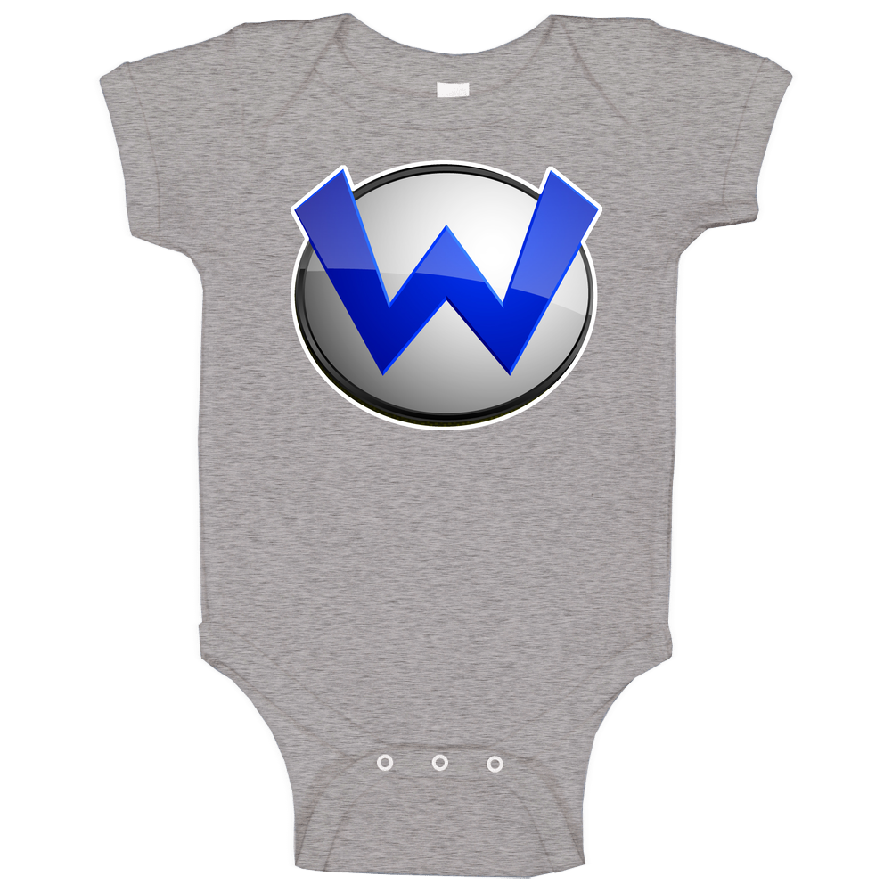 Super Mario Bros Wario Logo Baby One Piece Super Mario Bros Wario Logo Baby One Piece