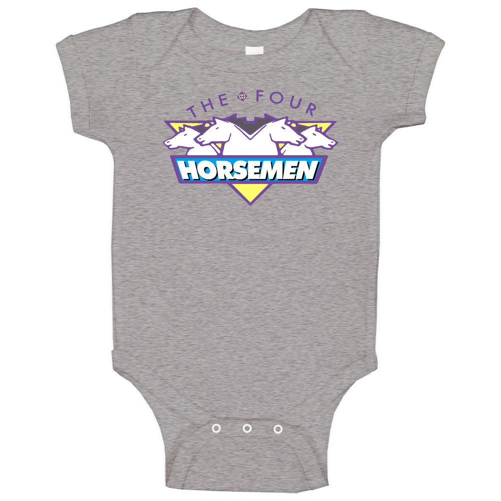 Four Horsemen Retro Logo Ric Flair Baby One Piece Four Horsemen Retro Logo Ric Flair Baby One Piece
