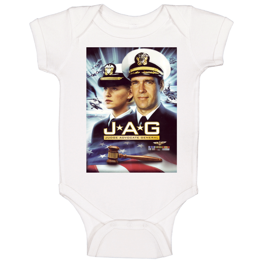 Jag Poster 90s Military Drama Tv Show Baby One Piece Jag Poster 90s Military Drama Tv Show Baby One Piece