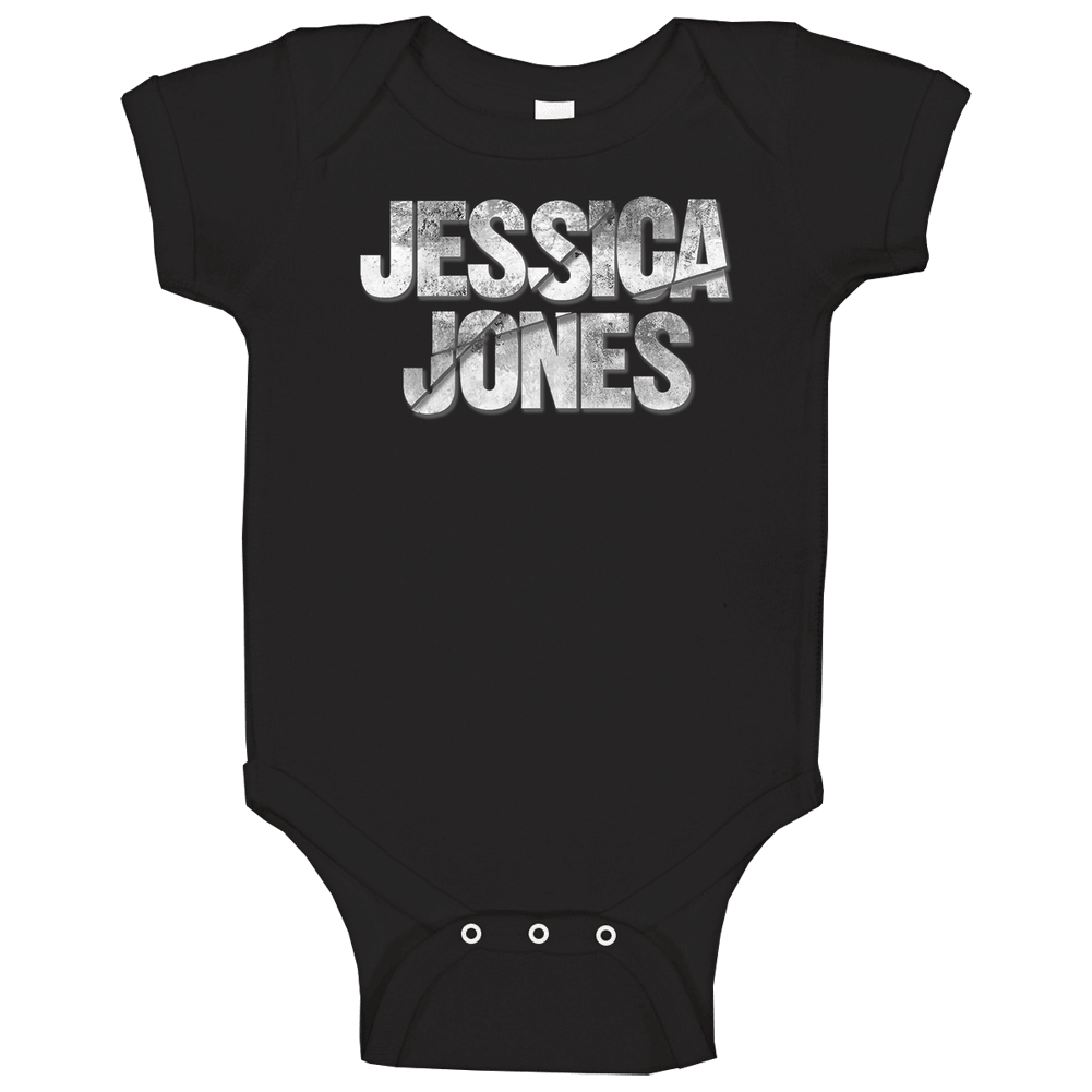 Jessica Jones Logo Netflix Original Fan Baby One Piece Jessica Jones Logo Netflix Original Fan Baby One Piece