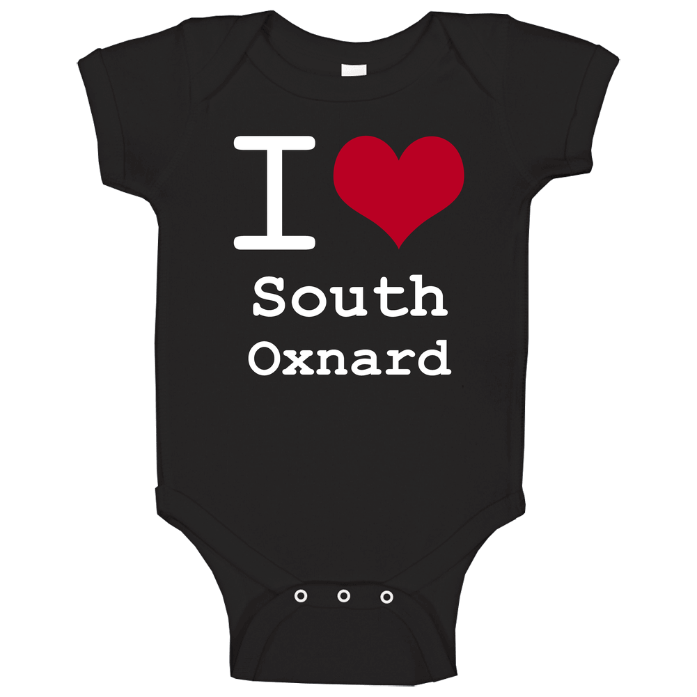 South Oxnard California I Love Heart Baby One Piece South Oxnard California I Love Heart Baby One Piece