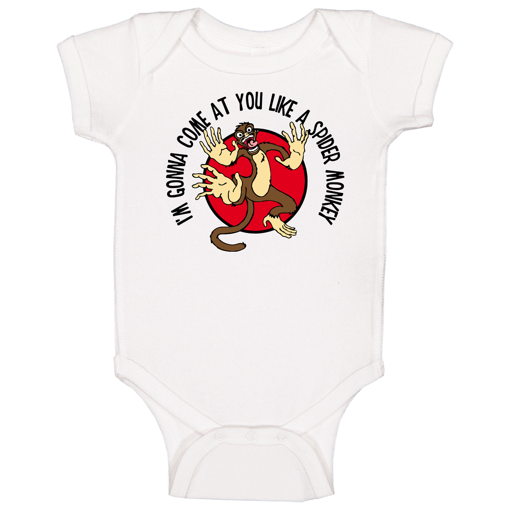 Talladega Nights Spider Monkey Baby One Piece Talladega Nights Spider Monkey Baby One Piece