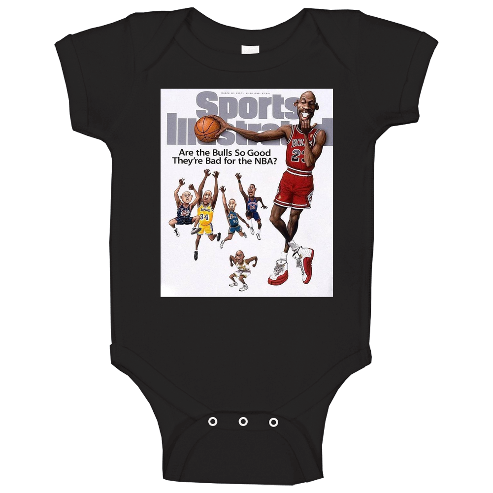 1997 Sports Illustrated Michael Jordan Fan Baby One Piece 1997 Sports Illustrated Michael Jordan Fan Baby One Piece