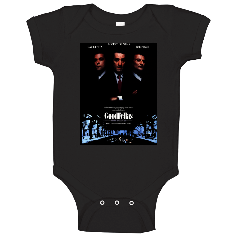 Goodfellas Retro 90s Movie Fan Baby One Piece Goodfellas Retro 90s Movie Fan Baby One Piece