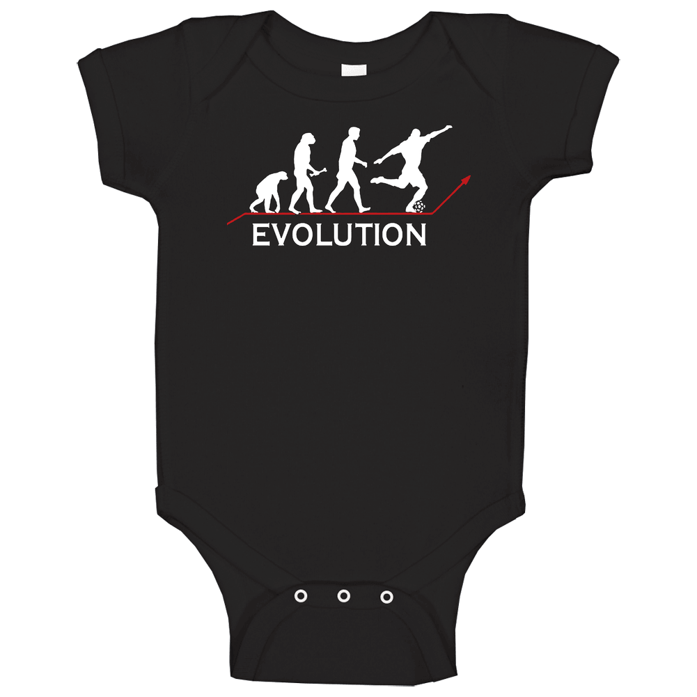 Soccer Evolution Funny Sports Baby One Piece Soccer Evolution Funny Sports Baby One Piece