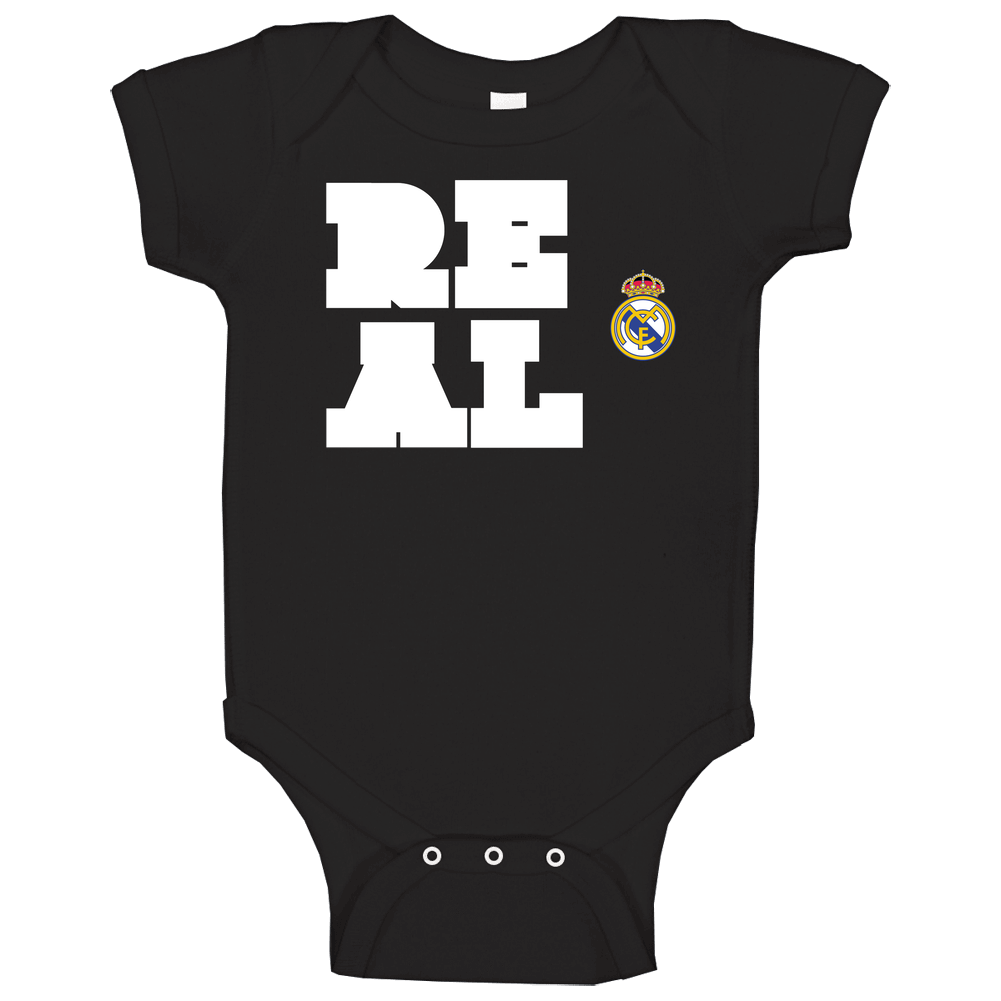 Real Madrid Soccer Team Baby One Piece Real Madrid Soccer Team Baby One Piece
