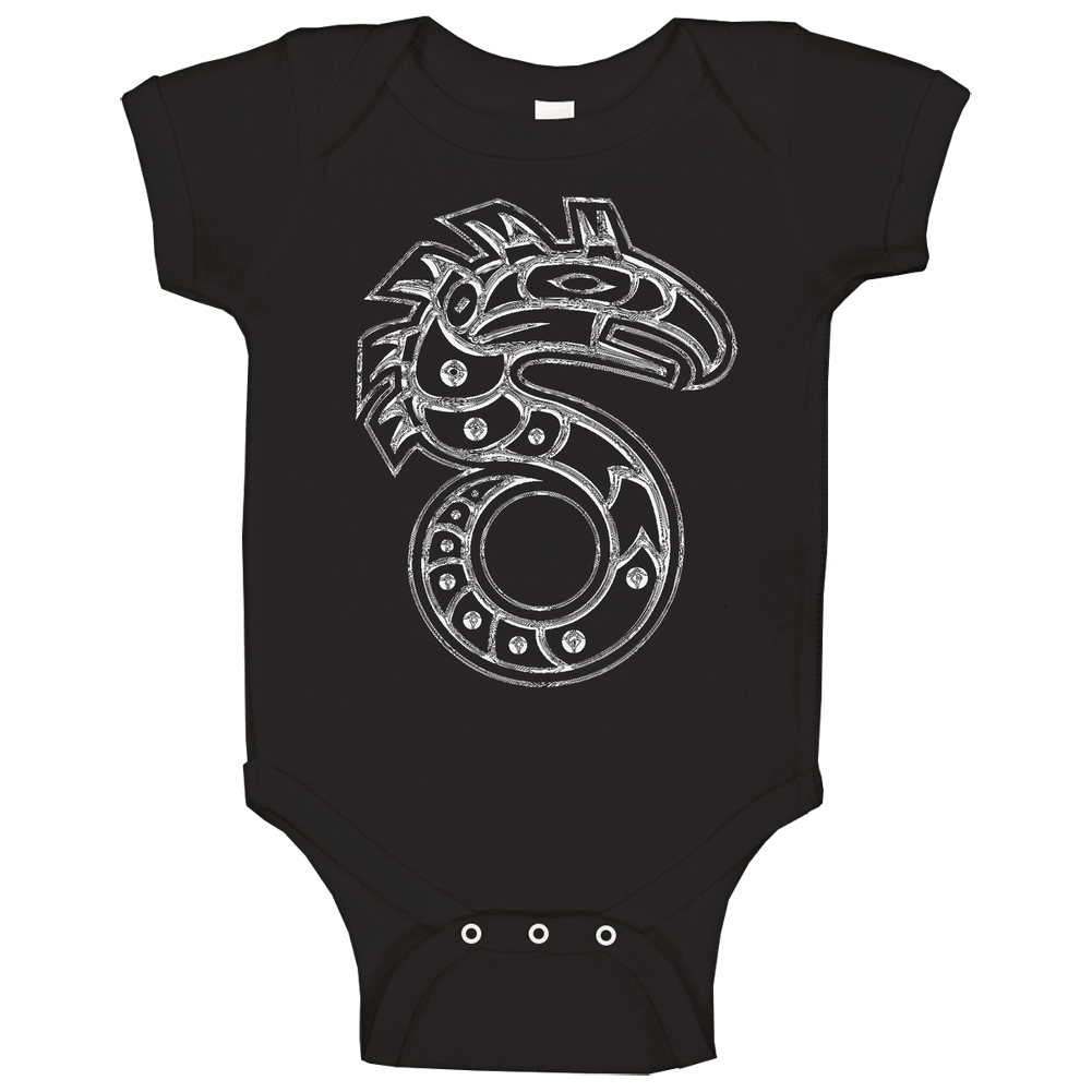 Shadowrun Rpg Video Game Silver Symbol Black Baby One Piece Shadowrun Rpg Video Game Silver Symbol Black Baby One Piece