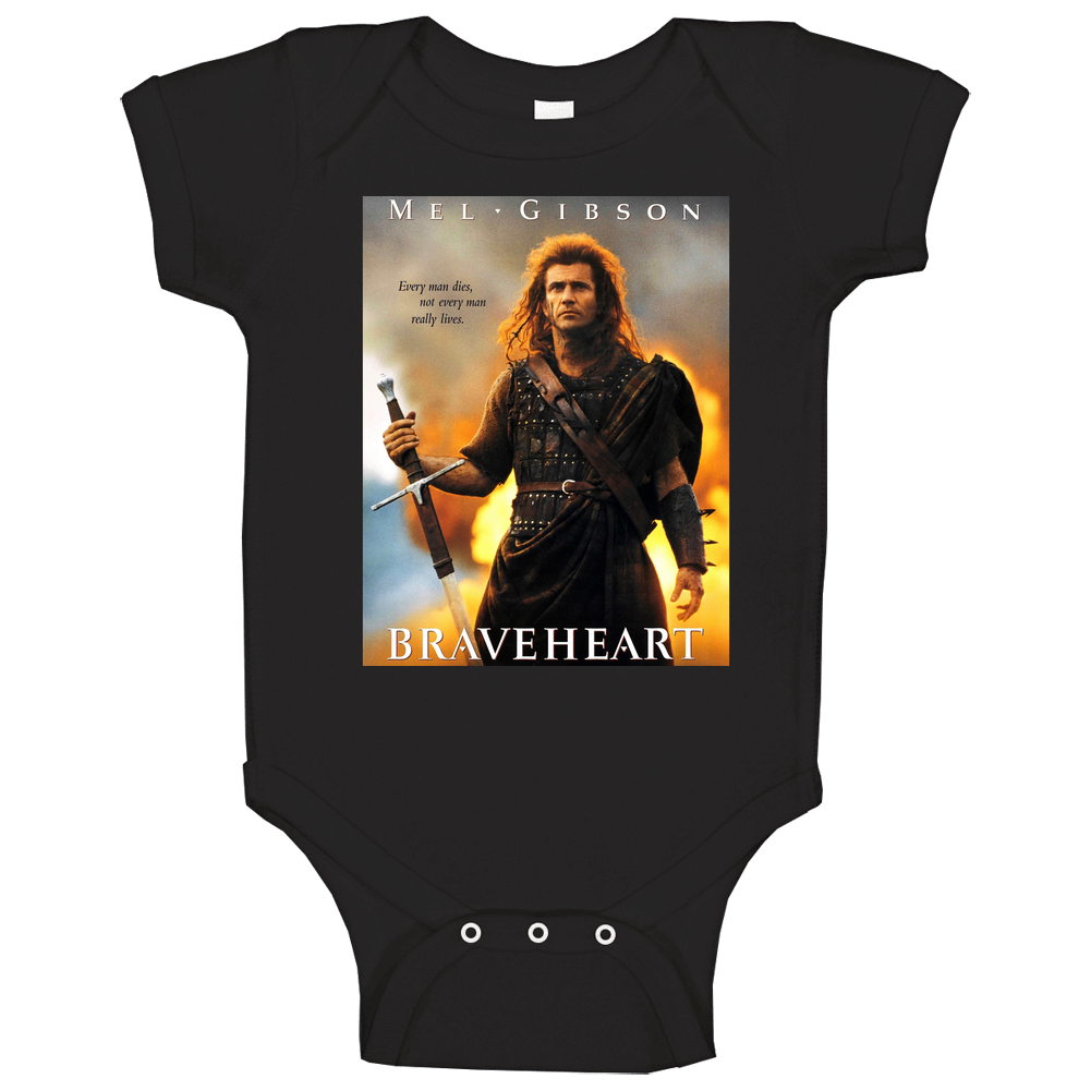Braveheart 90s Retro Movie Fan  Fan Baby One Piece