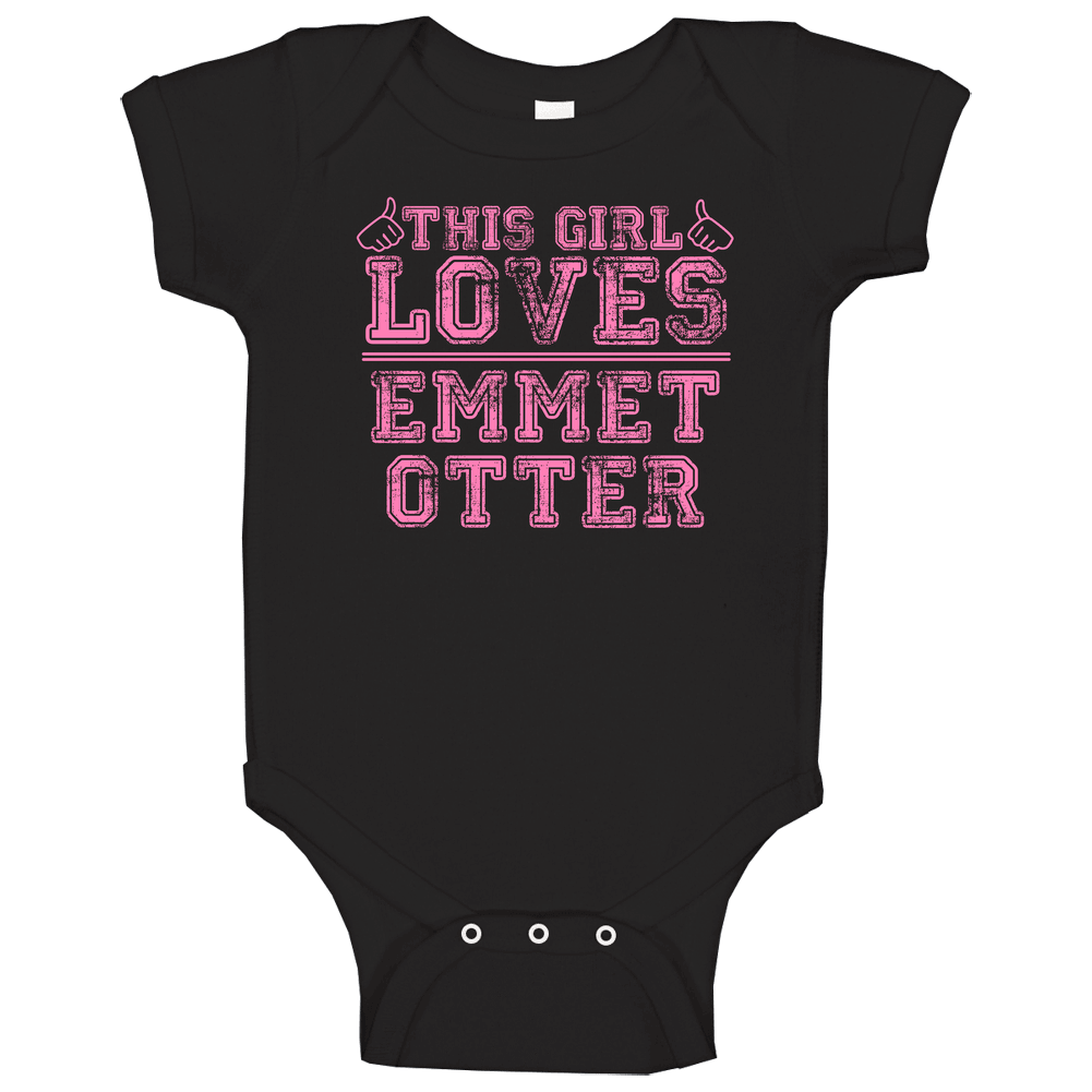 This Girl Loves Emmet Otter Emmet Otter's Jug Band Christmas Favorite Novel Character Book Cool Fan Baby One Piece This Girl Loves Emmet Otter Emmet Otter's Jug Band Christmas Favorite Novel Character Book Cool Fan Baby One Piece