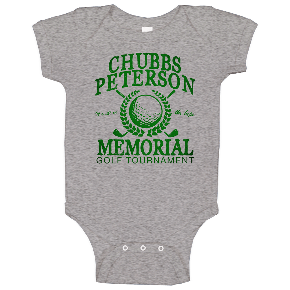 Chubbs Peterson Golf Tournament Happy Gilmore Movie Sports Fan Parody Baby One Piece Chubbs Peterson Golf Tournament Happy Gilmore Movie Sports Fan Parody Baby One Piece