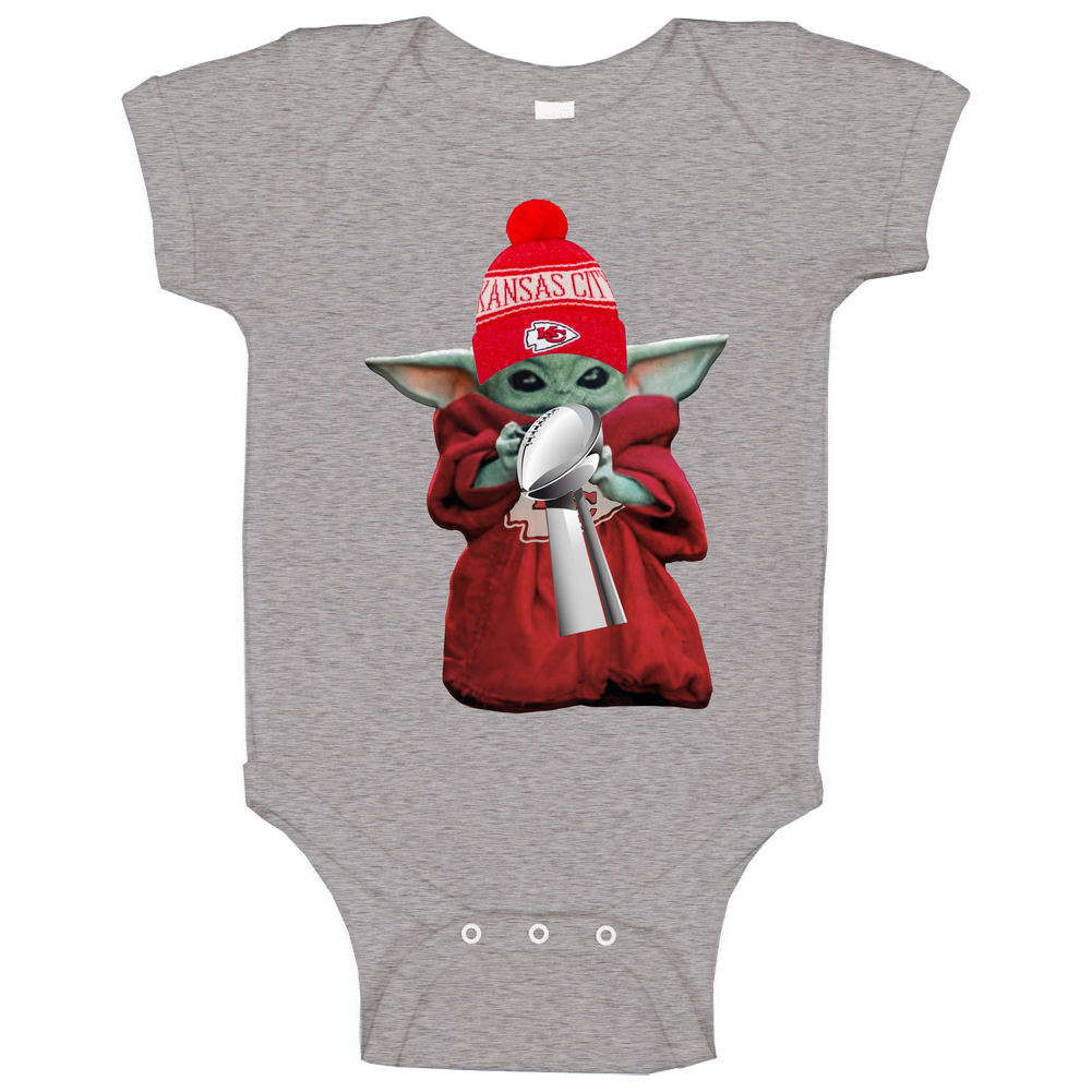 Kansas City Superbowl Baby Yoda Baby One Piece Kansas City Superbowl Baby Yoda Baby One Piece