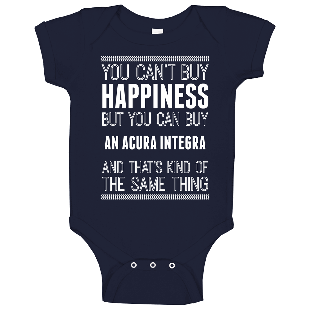 Buy An Acura Integra Happiness Car Lover Baby One Piece Buy An Acura Integra Happiness Car Lover Baby One Piece