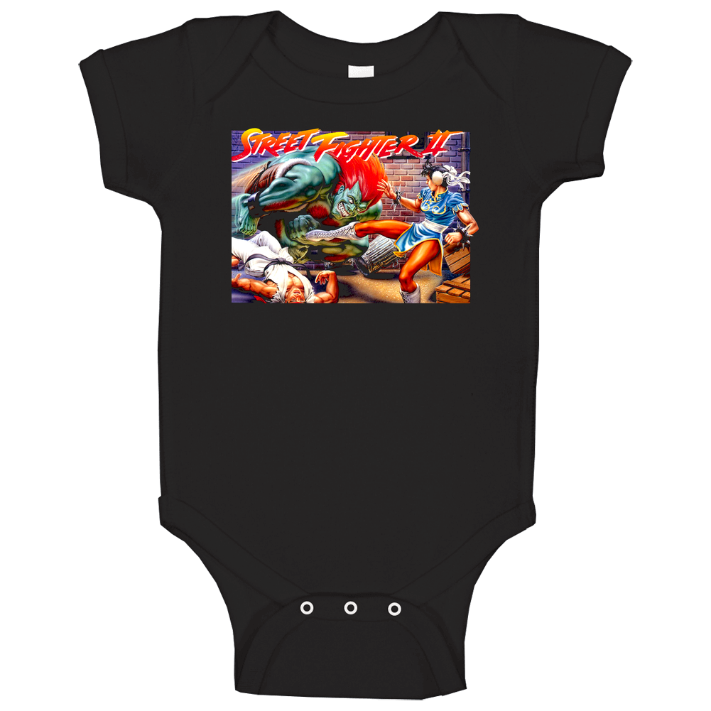 Street Fighter 2 Video Game Baby One Piece
