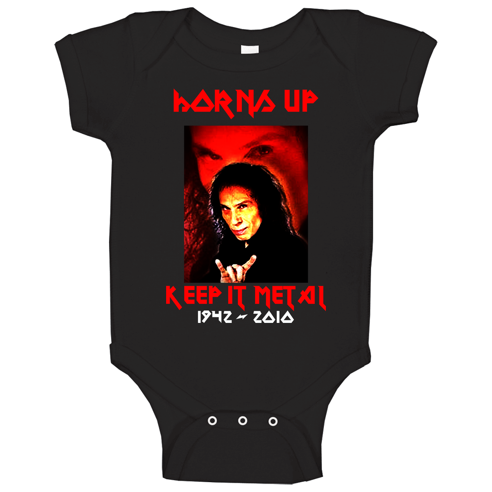 Ronnie James Dio Singer Metal Band Baby One Piece Ronnie James Dio Singer Metal Band Baby One Piece