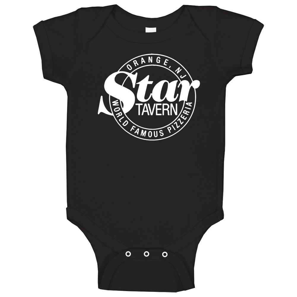 Star Tavern Pizza Restaurant Foodie Tour Brand Logo Fan Baby One Piece Star Tavern Pizza Restaurant Foodie Tour Brand Logo Fan Baby One Piece