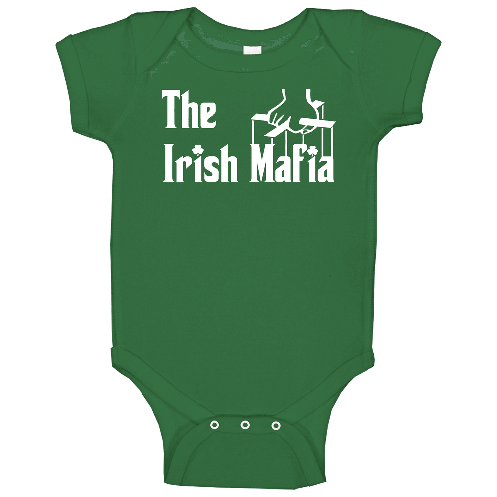 Irish Mafia Ireland Catholic Celtic Baby One Piece Irish Mafia Ireland Catholic Celtic Baby One Piece