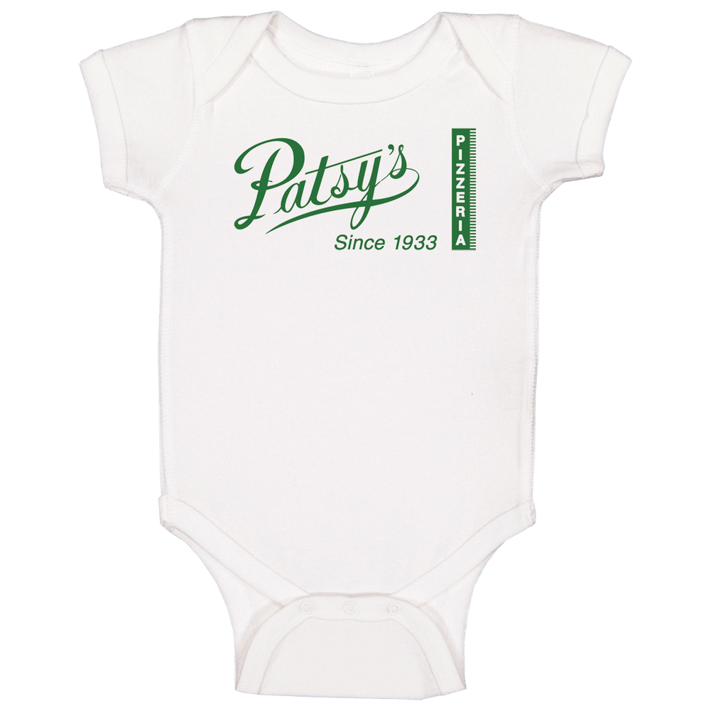 The Original Patsy's Pizza Restaurant Foodie Tour Brand Logo Fan Baby One Piece The Original Patsy's Pizza Restaurant Foodie Tour Brand Logo Fan Baby One Piece