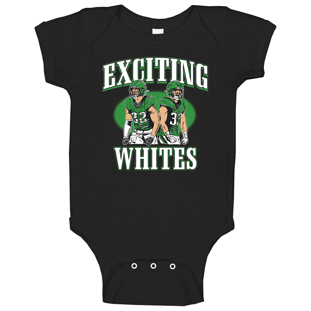 Exciting Whites Cooper Dejean Reed Blankenship Football Fan Baby One Piece