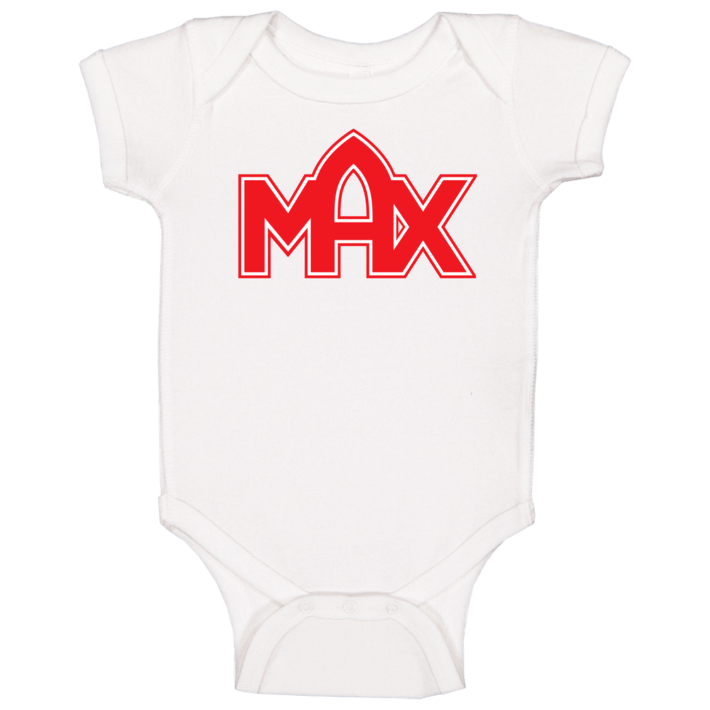 Max Burger Restaurant Logo Baby One Piece Max Burger Restaurant Logo Baby One Piece