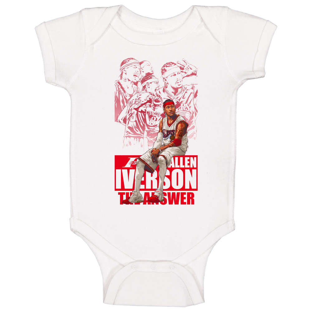 Allen Iverson Basketball Montage Baby One Piece Allen Iverson Basketball Montage Baby One Piece