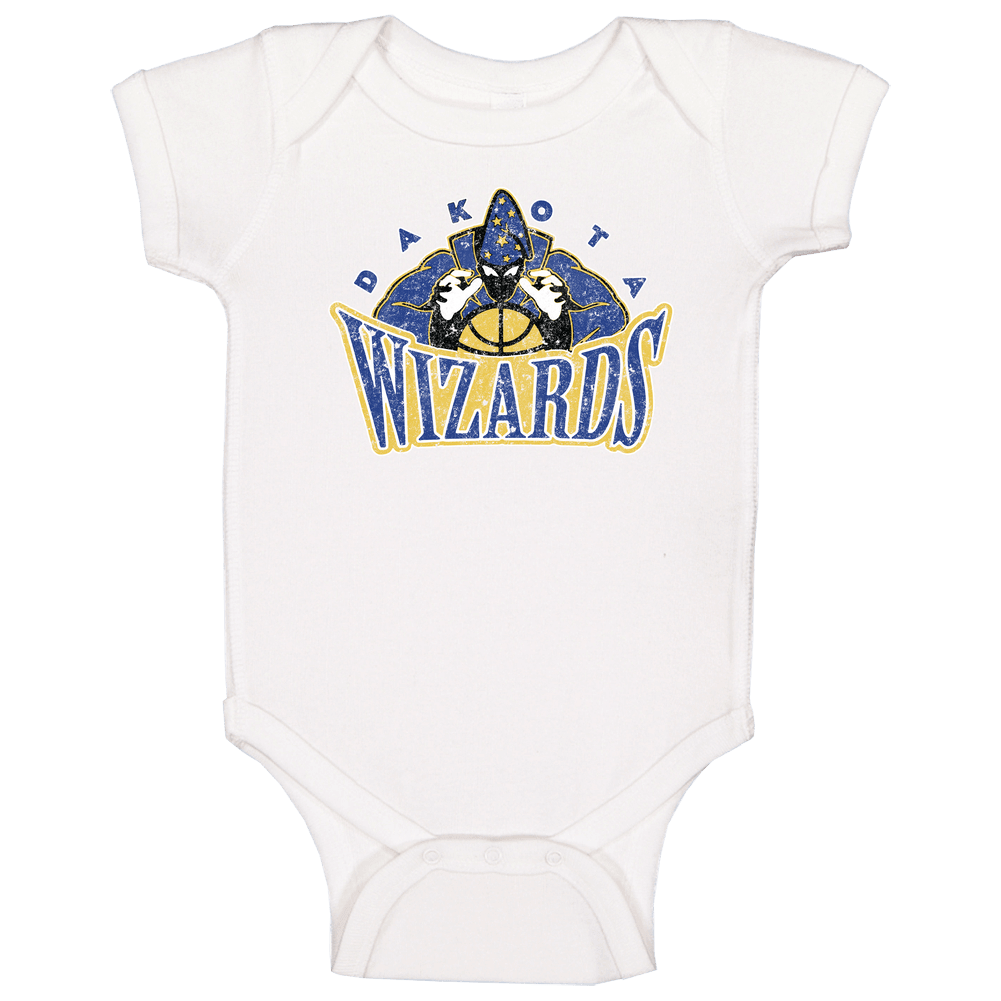 Dakota Wizards Retro American Basketball Baby One Piece Dakota Wizards Retro American Basketball Baby One Piece