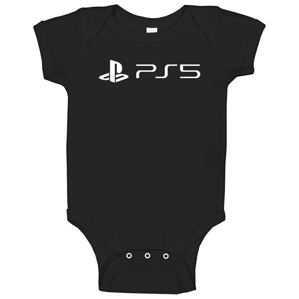 Ps5 Logo Playstation Game System New Video Game Lover Baby One Piece Ps5 Logo Playstation Game System New Video Game Lover Baby One Piece