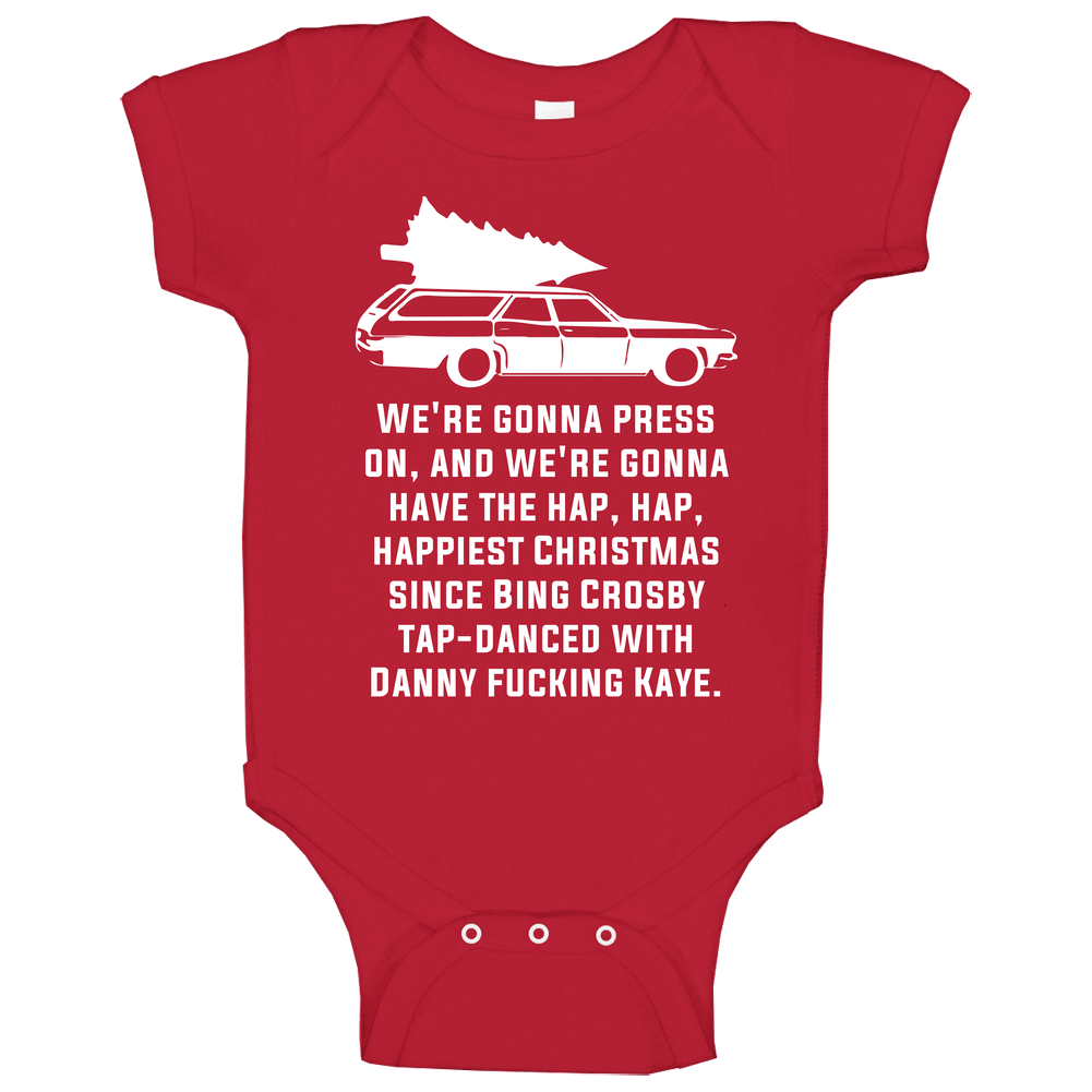 Hap Happiest National Lampoon's Christmas Vacation Holiday Movie Quote Baby One Piece