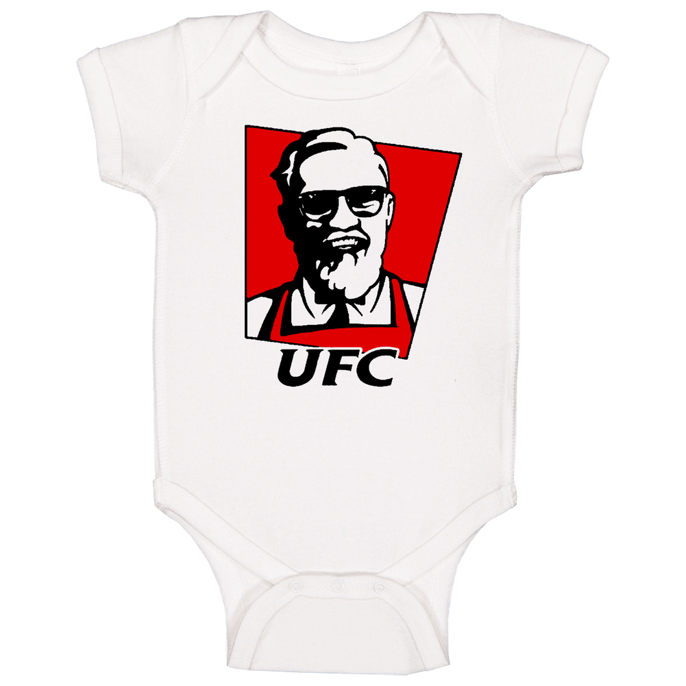 Conor Mcgregor K Fc T Xl White onesie Baby One Piece Conor Mcgregor K Fc T Xl White onesie Baby One Piece