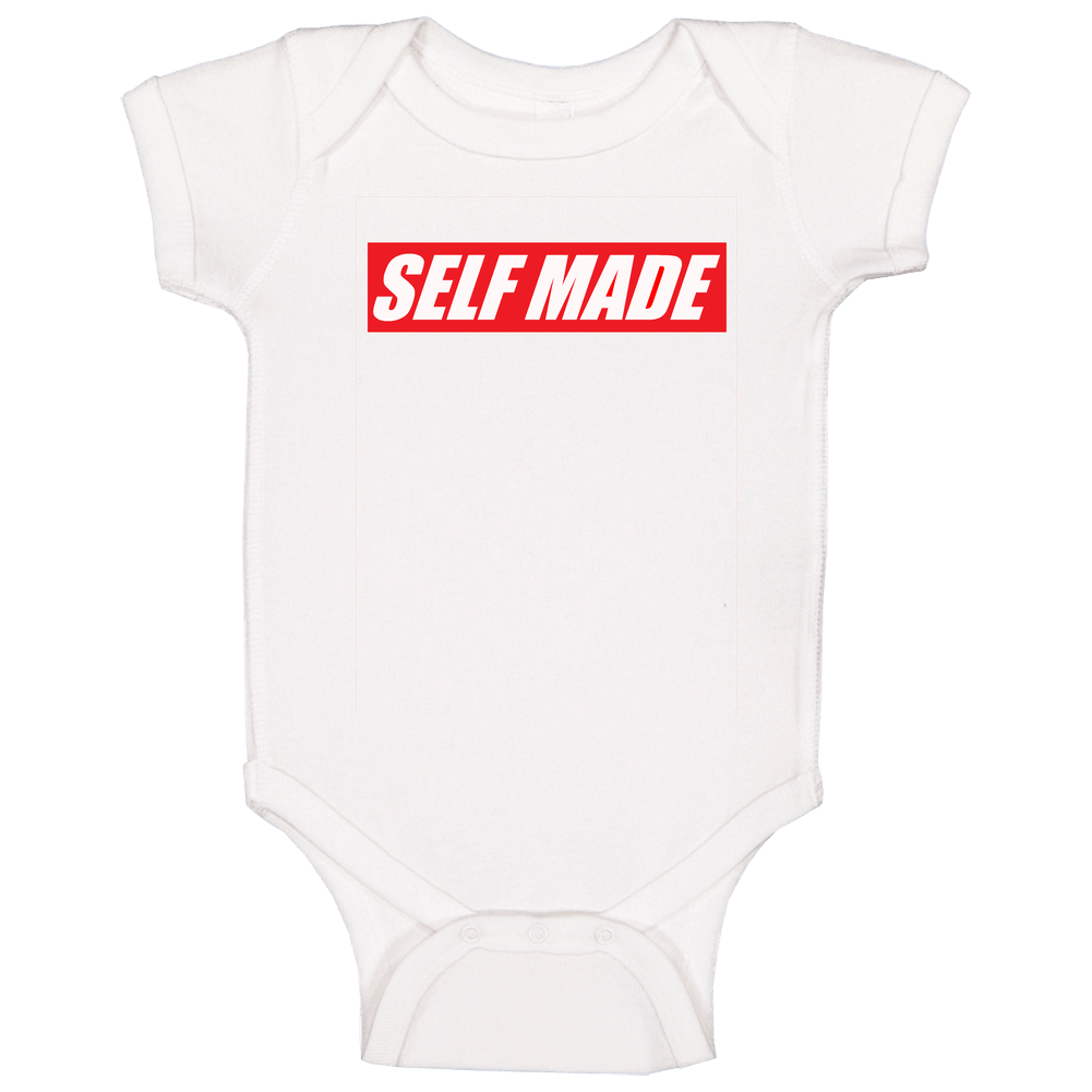 Self Made Red onesie Baby One Piece