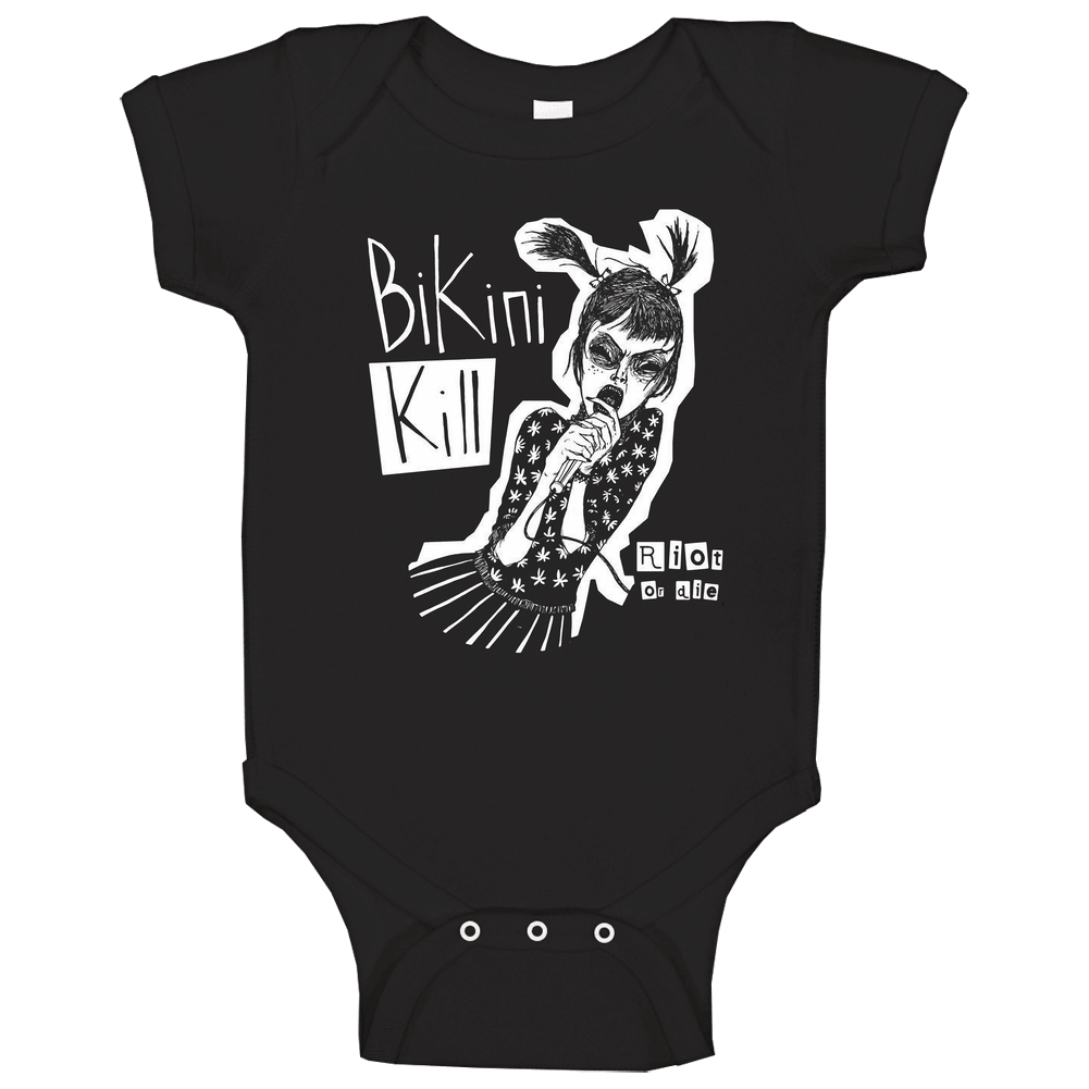Bikini Kill Band 5 A onesie Baby One Piece