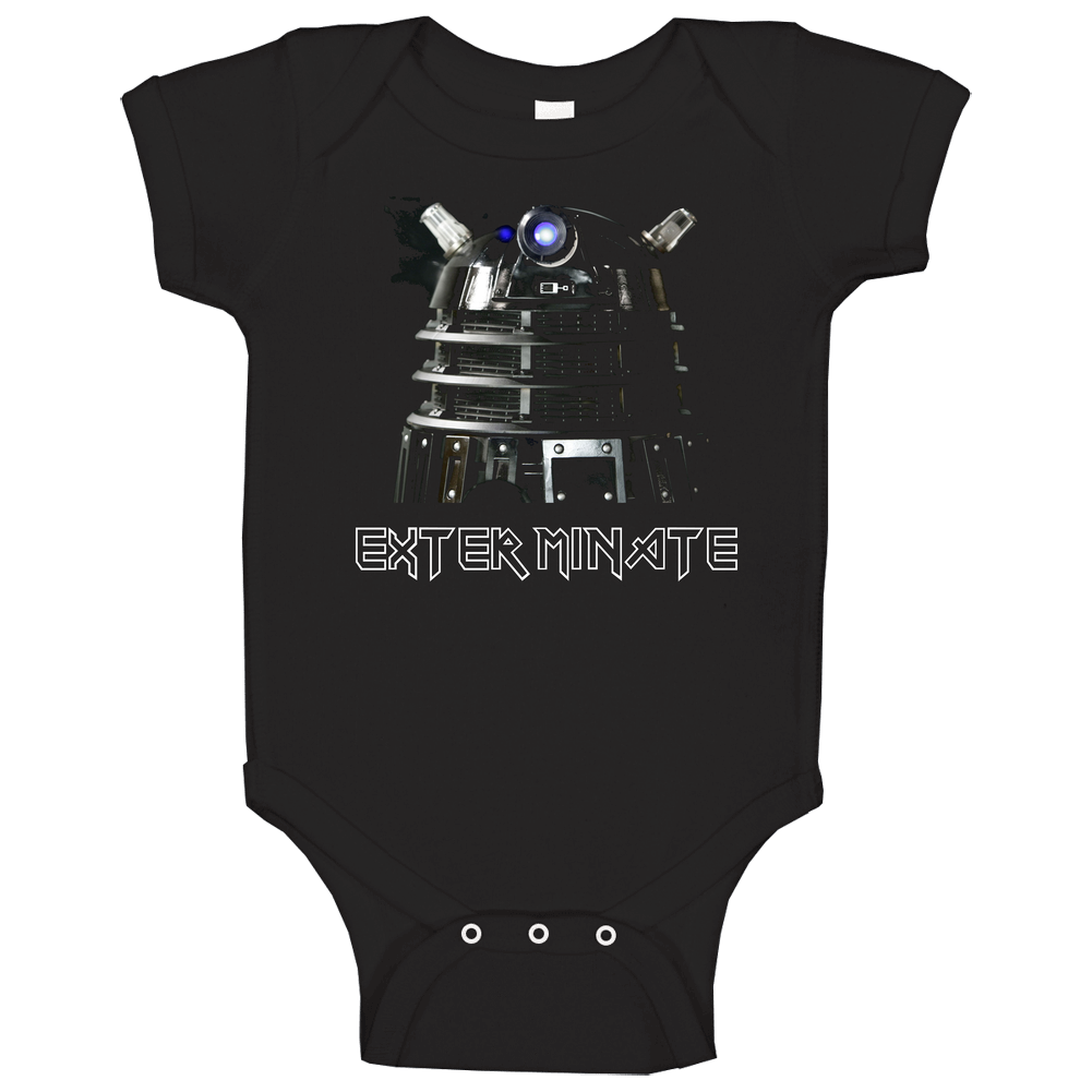 Doctor Who Dalek Exterminate onesie Baby One Piece