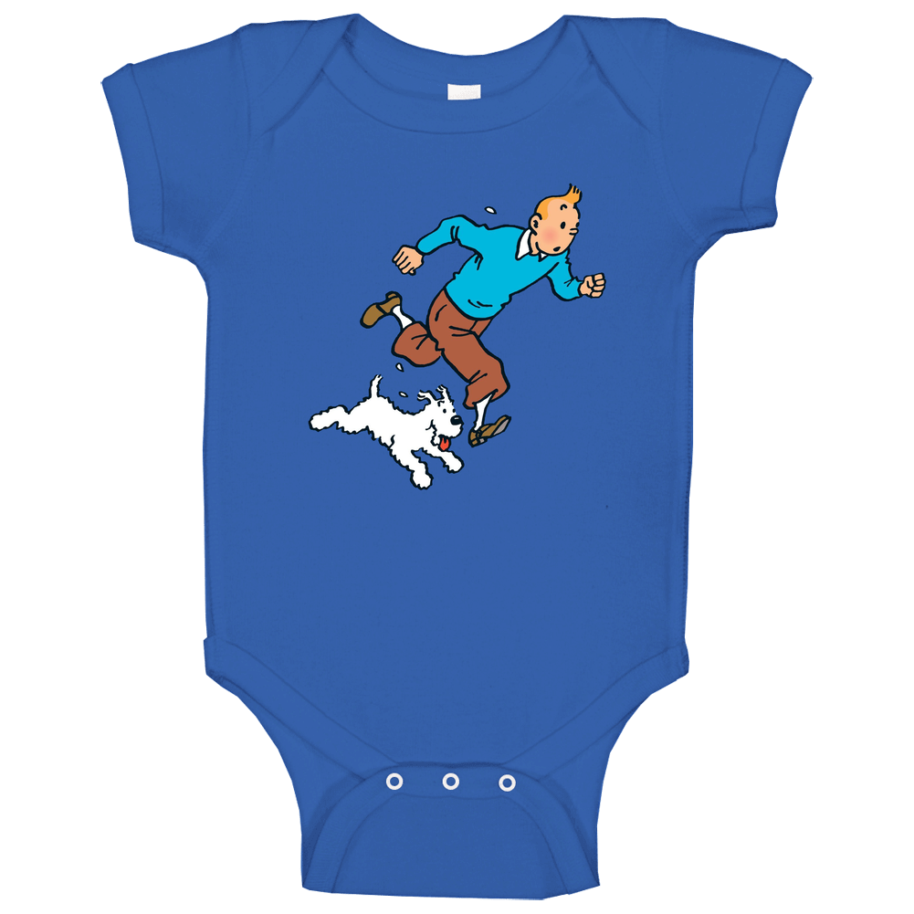 Tin Tin onesie Baby One Piece